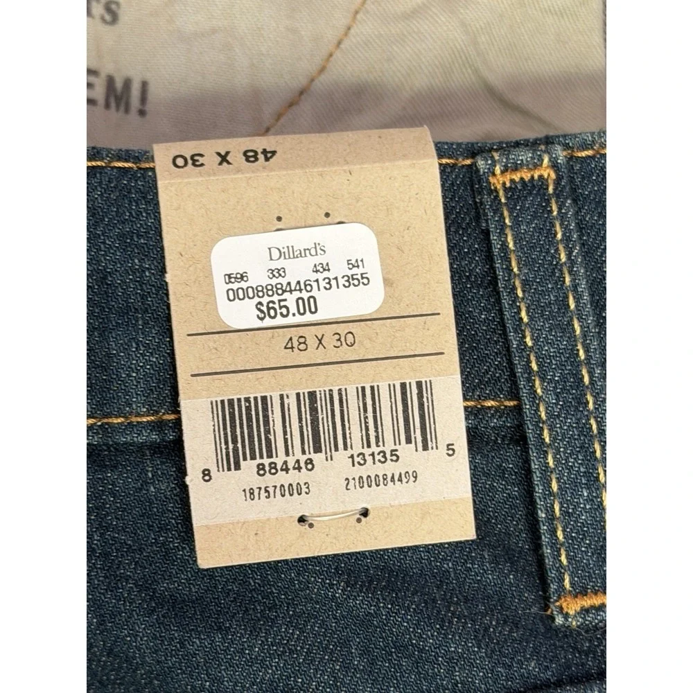 Levi's 541 Athletic Taper Jeans Mens 48x30 Stretch Dark Wash NWT